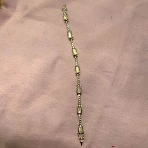 Sterling Silver Bracelet with Mother of Pearl